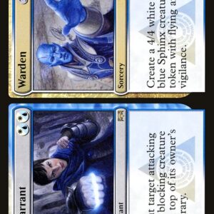 Ravnica Allegiance - 230 - Warrant // Warden - Rare - WU - Non-foil (Front)