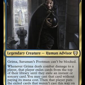 Tales of Middle-earth Commander - 57 - Gríma, Saruman's Footman - Rare - UB - Non-foil
