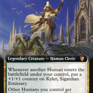 Midnight Hunt Commander - 42 - Kyler, Sigardian Emissary - Mythic - WG - Non-foil (Front)