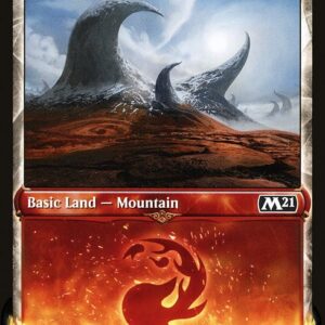 Core Set 2021 - 312 - Mountain - Common - C - Foil (Front)