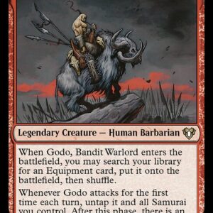 Commander Masters - 227 - Godo, Bandit Warlord - Rare - R - Foil