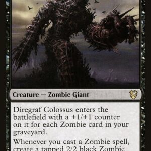 Midnight Hunt Commander - 112 - Diregraf Colossus - Rare - B - Non-foil (Front)