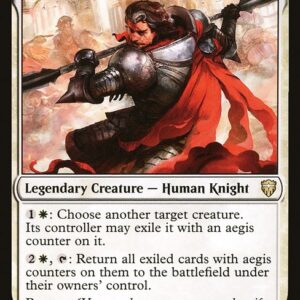 Commander Legends - 31 - Livio, Oathsworn Sentinel - Rare - W - Foil