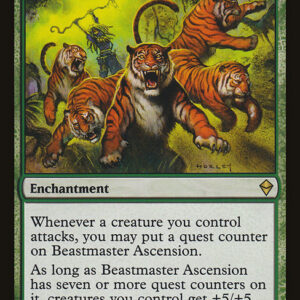 Zendikar - 159 - Beastmaster Ascension - Rare - G - Non-foil