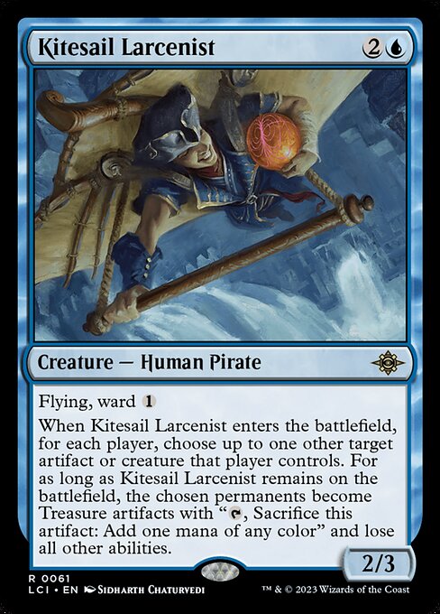 The Lost Caverns of Ixalan - 61 - Kitesail Larcenist - Rare - U - Foil (Front)