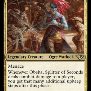 Outlaws of Thunder Junction - 222 - Obeka, Splitter of Seconds - Rare - Multi - Non-foil