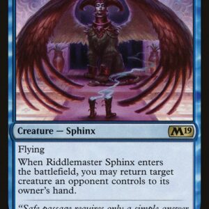 Core Set 2019 - 287 - Riddlemaster Sphinx - Rare - U - Non-foil