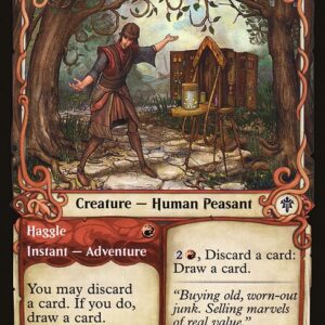 Throne of Eldraine - 293 - Merchant of the Vale // Haggle - Common - R - Non-foil