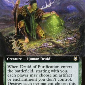 Forgotten Realms Commander - 308 - Druid of Purification - Rare - G - Non-foil (Front)