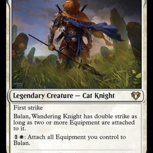 Commander Masters - 16 - Balan, Wandering Knight - Rare - W - Non-foil