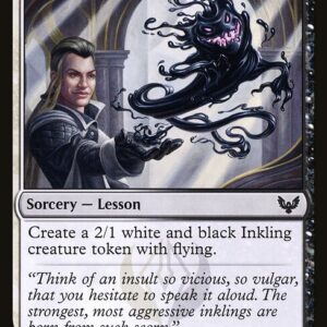 Strixhaven: School of Mages - 195 - Inkling Summoning - Common - WB - Non-foil