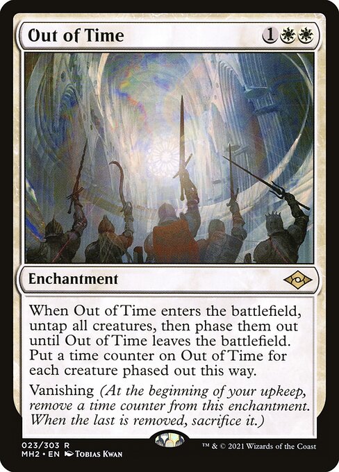 Modern Horizons 2 - 23 - Out of Time - Rare - W - Foil