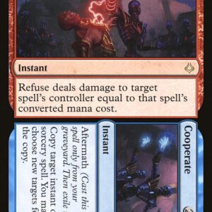 Hour of Devastation - 156 - Refuse // Cooperate - Rare - UR - Foil