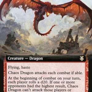 Forgotten Realms Commander - 299 - Chaos Dragon - Rare - R - Non-foil (Front)