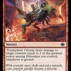 The Lost Caverns of Ixalan - 170 - Triumphant Chomp - Uncommon - R - Non-foil (Front)