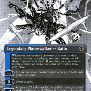 Phyrexia: All Will Be One - 340 - Kaito, Dancing Shadow - Rare - UB - Foil