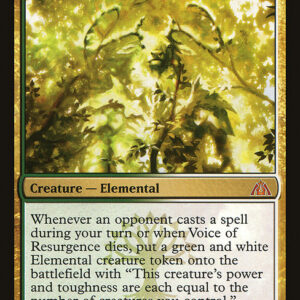 Dragon's Maze - 114 - Voice of Resurgence - Mythic - WG - Non-foil (Front)