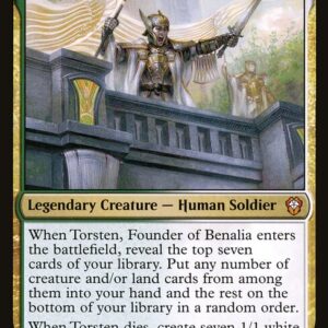 Dominaria United Commander - 47 - Torsten, Founder of Benalia - Mythic - WG - Non-foil