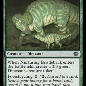 The Lost Caverns of Ixalan - 203 - Nurturing Bristleback - Common - G - Non-foil (Front)