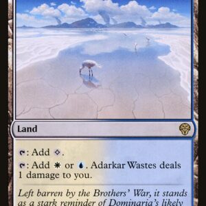 Dominaria United - 243 - Adarkar Wastes - Rare - C - Foil