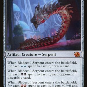 The Brothers' War - 229 - Bladecoil Serpent - Mythic - C - Non-foil