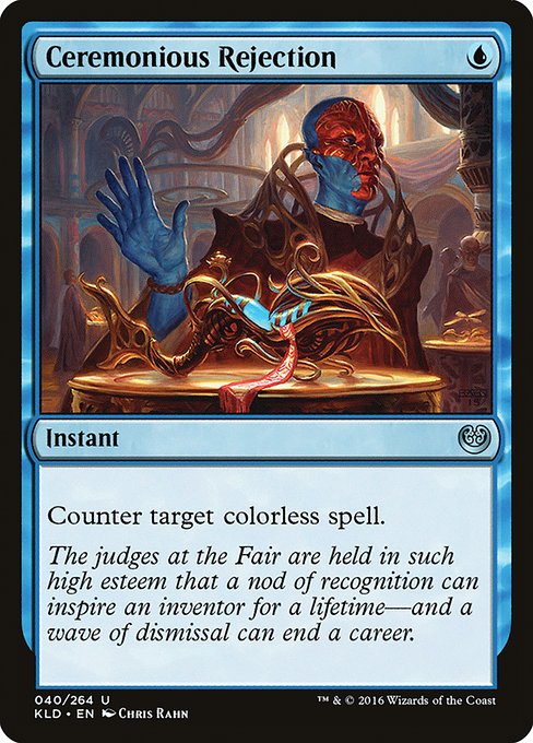 Kaladesh - 40 - Ceremonious Rejection - Uncommon - U - Non-foil (Front)