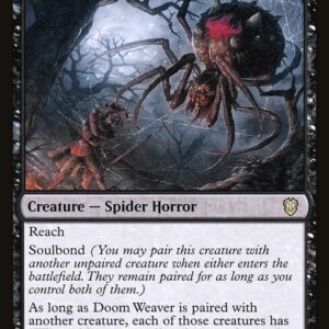 Crimson Vow Commander - 34 - Doom Weaver - Rare - B - Non-foil (Front)