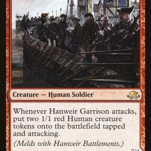 Eldritch Moon - 130a - Hanweir Garrison - Rare - R - Non-foil (Front)