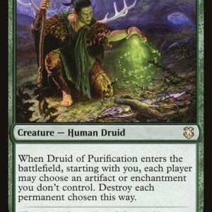 Forgotten Realms Commander - 39 - Druid of Purification - Rare - G - Non-foil (Front)