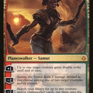 Hour of Devastation - 144 - Samut, the Tested - Mythic - RG - Non-foil