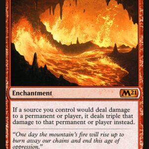 Core Set 2021 - 143 - Fiery Emancipation - Mythic - R - Non-foil (Front)