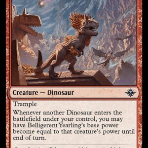 The Lost Caverns of Ixalan - 133 - Belligerent Yearling - Uncommon - R - Non-foil (Front)