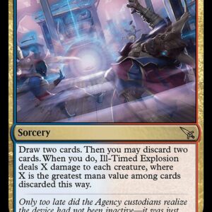 Murders at Karlov Manor - 207 - Ill-Timed Explosion - Rare - UR - Non-foil