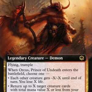 Adventures in the Forgotten Realms - 388 - Orcus, Prince of Undeath - Rare - BR - Foil