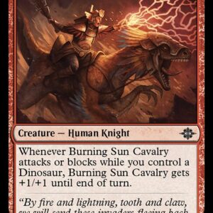 The Lost Caverns of Ixalan - 138 - Burning Sun Cavalry - Common - R - Non-foil (Front)