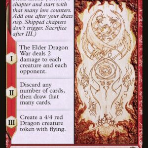 Dominaria United - 121 - The Elder Dragon War - Rare - R - Foil