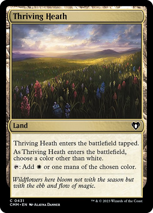 Commander Masters - 431 - Thriving Heath - Common - C - Foil