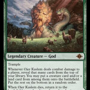 The Lost Caverns of Ixalan - 204 - Ojer Kaslem, Deepest Growth // Temple of Cultivation - Mythic - C - Non-foil (Front)