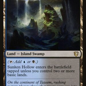 Midnight Hunt Commander - 182 - Sunken Hollow - Rare - C - Non-foil (Front)