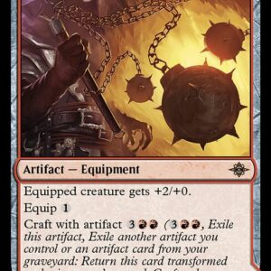 The Lost Caverns of Ixalan - 145 - Dire Flail // Dire Blunderbuss - Rare - C - Foil (Front)