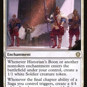 Dominaria United Commander - 21 - Historian's Boon - Rare - W - Non-foil