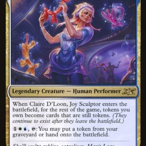 Unfinity - 165 - Claire D'Loon, Joy Sculptor - Rare - WU - Foil