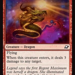 Edge of Eternities - 147 - Nebula Dragon - Common - R - Foil
