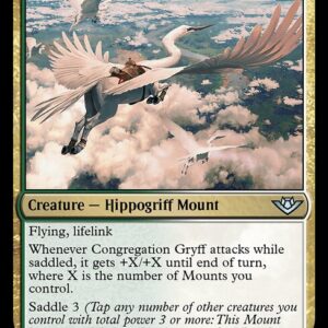 Outlaws of Thunder Junction - 200 - Congregation Gryff - Uncommon - WG - Non-foil
