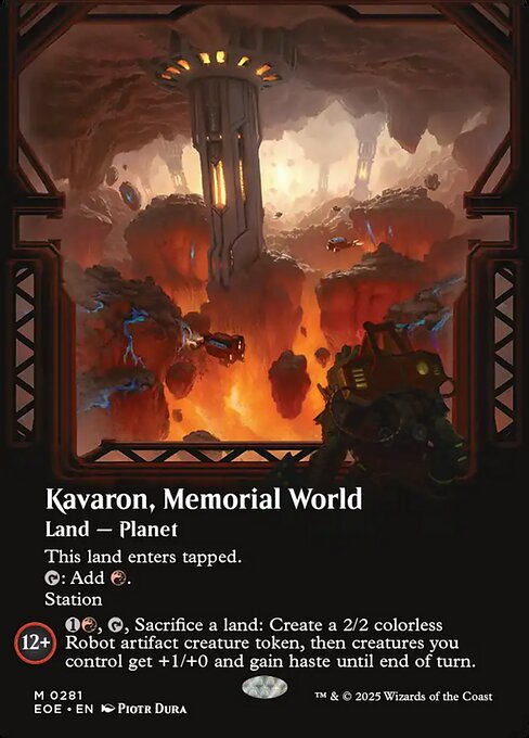 Edge of Eternities - 281 - Kavaron, Memorial World - Mythic - C - Non-foil