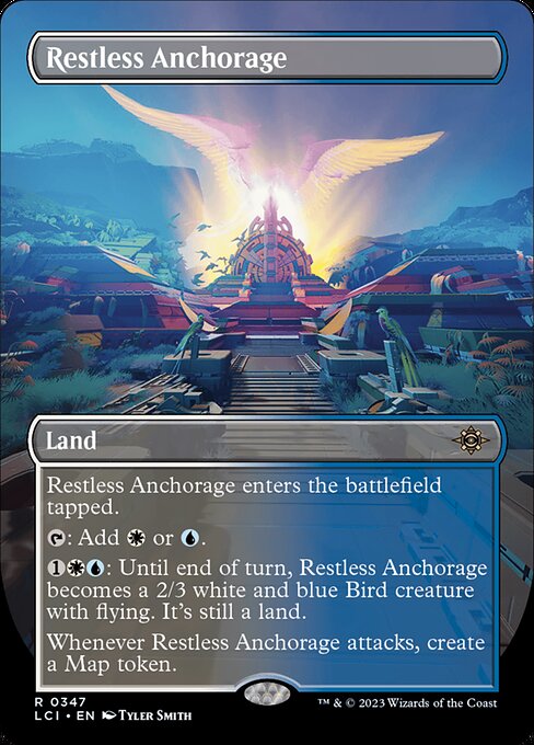 The Lost Caverns of Ixalan - 347 - Restless Anchorage - Rare - C - Non-foil (Front)