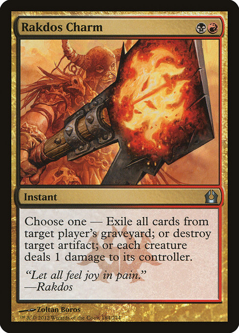 Return to Ravnica - 184 - Rakdos Charm - Uncommon - BR - Non-foil