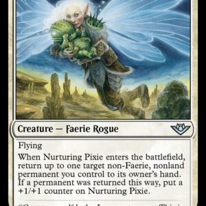 Outlaws of Thunder Junction - 20 - Nurturing Pixie - Uncommon - W - Non-foil