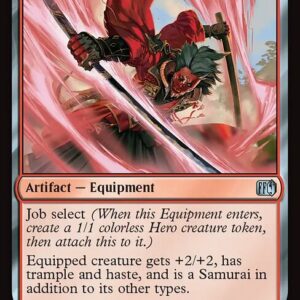 Final Fantasy - 154 - Samurai's Katana - Uncommon - R - Foil