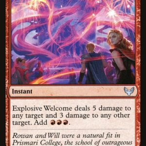 Strixhaven: School of Mages - 100 - Explosive Welcome - Uncommon - R - Non-foil